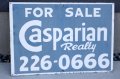 dp-260424-09 Casparian Realty "FOR SALE "Metal Sign