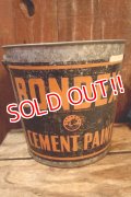 dp-260424-02 BONDEX CEMENT PAINT / 1950's Galvanized Bucket