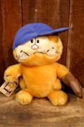 ct-260325-19 Garfield / DAKIN 1980's Plush Doll "Baseball Hero"