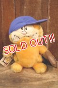 ct-260325-19 Garfield / DAKIN 1980's Plush Doll "Baseball Hero"