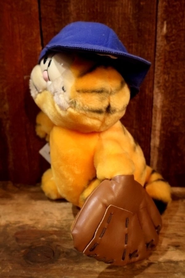 画像4: ct-260325-19 Garfield / DAKIN 1980's Plush Doll "Baseball Hero"