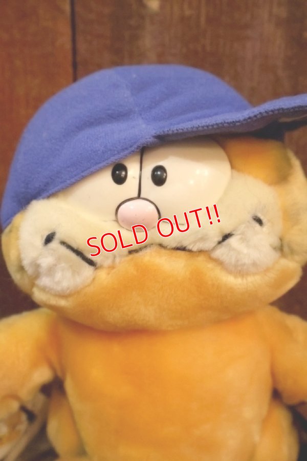 画像2: ct-260325-19 Garfield / DAKIN 1980's Plush Doll "Baseball Hero"