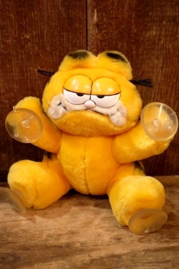 画像1: ct-260325-21 Garfield / DAKIN 1980's Stick Plush Doll 