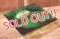 dp-260204-60 Anchor Hocking Forest Green 1950's-1960's Glass Ashtray