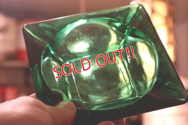 画像5: dp-260204-60 Anchor Hocking Forest Green 1950's-1960's Glass Ashtray
