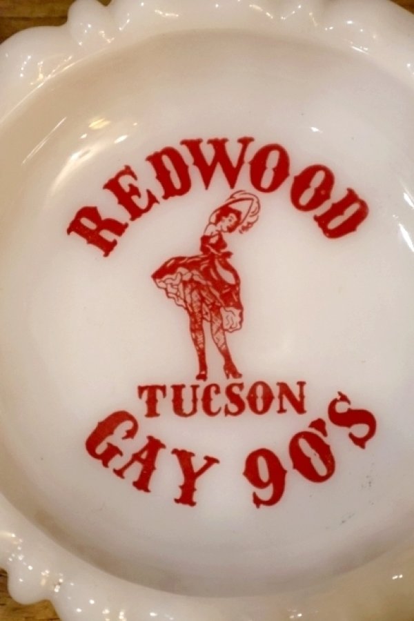 画像2: dp-260204-60 REDWOOD GAY 90's TUCSON 1960's Glass Ashtray