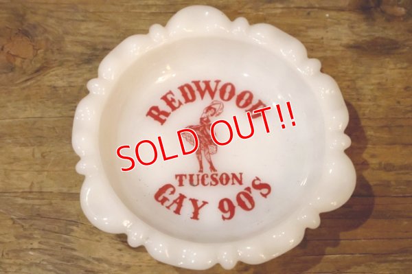 画像1: dp-260204-60 REDWOOD GAY 90's TUCSON 1960's Glass Ashtray