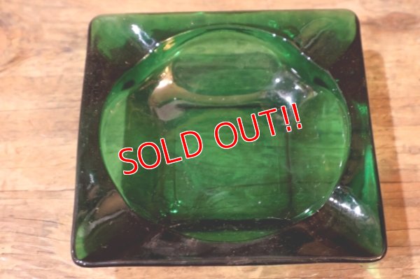 画像2: dp-260204-60 Anchor Hocking Forest Green 1950's-1960's Glass Ashtray