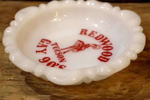 画像4: dp-260204-60 REDWOOD GAY 90's TUCSON 1960's Glass Ashtray