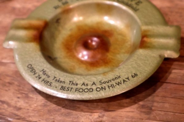 画像3: dp-260204-60 1950's Metal Ashtray "SUBWAY 66 CAFE"