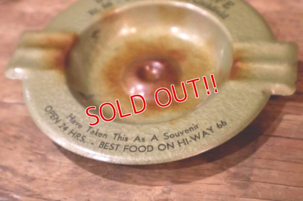 画像3: dp-260204-60 1950's Metal Ashtray "SUBWAY 66 CAFE"