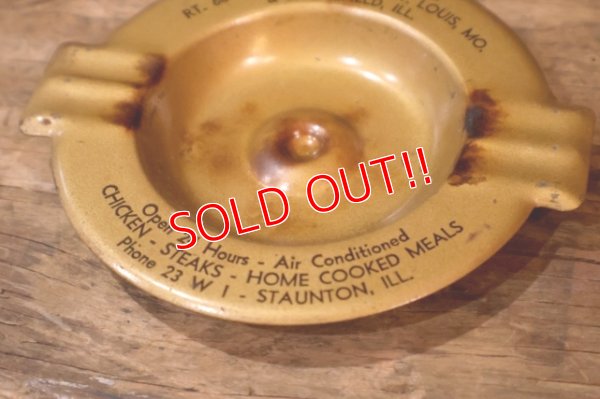 画像3: dp-260204-60 1950's Metal Ashtray "66 TERMINAL CAFE"