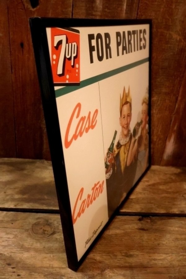 画像7: dp-260204-09 7 Up 1950's Store Display Cardboard Sign