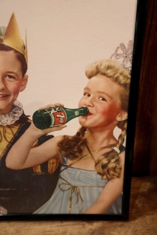 画像4: dp-260204-09 7 Up 1950's Store Display Cardboard Sign