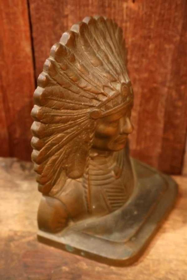 画像3: dp-260325-04 1930's-1940's Indian Iron Bookend