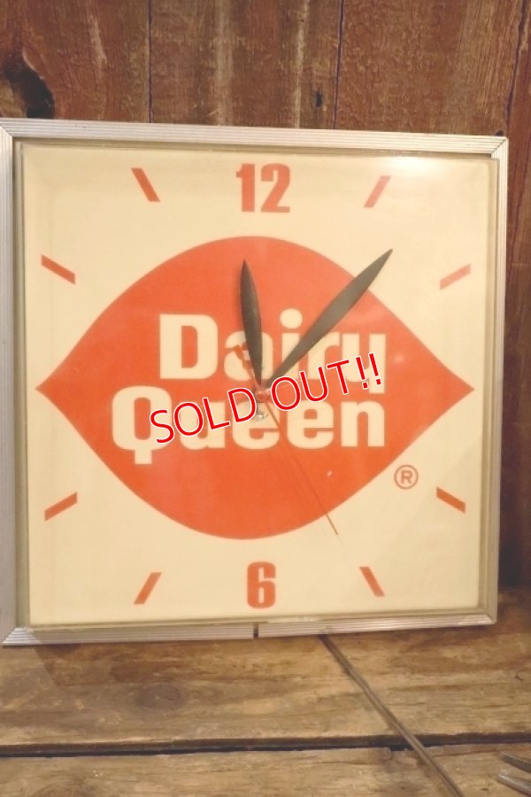 画像1: dp-260417-05 Dairy Queen 1960's-1970's Wall Clock