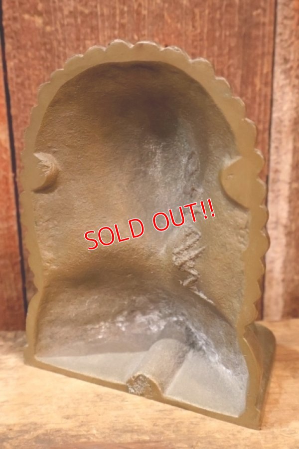 画像6: dp-260325-04 1930's-1940's Indian Iron Bookend