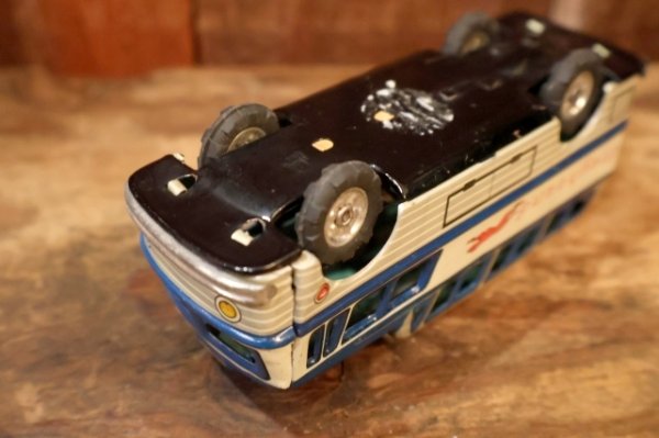 画像10: dp-260325-22 1950's-1960's Greyhound Bus Tin Toy