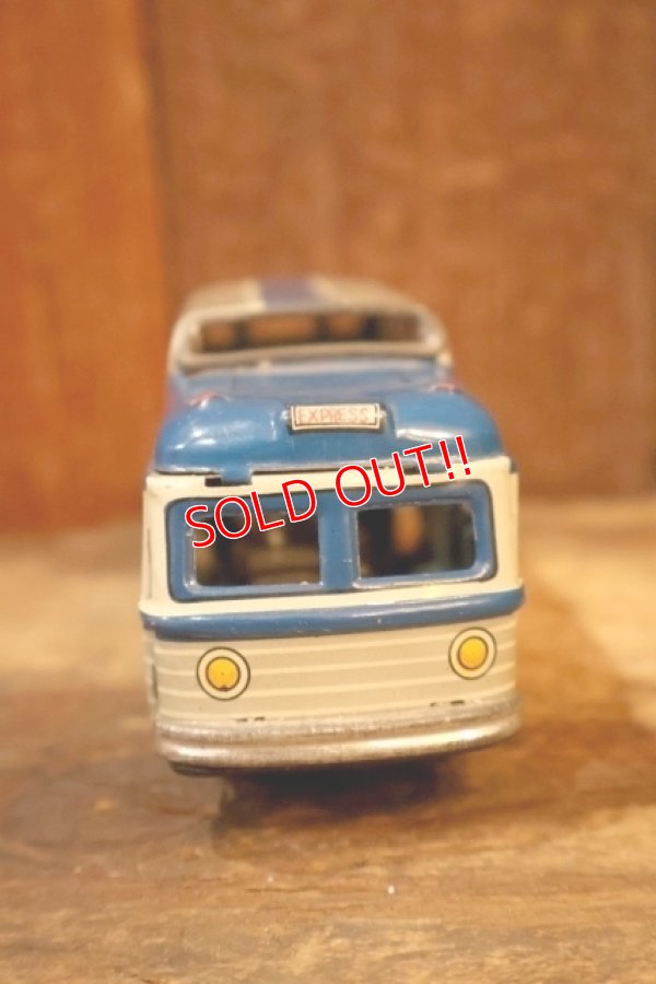 画像6: dp-260325-22 1950's-1960's Greyhound Bus Tin Toy