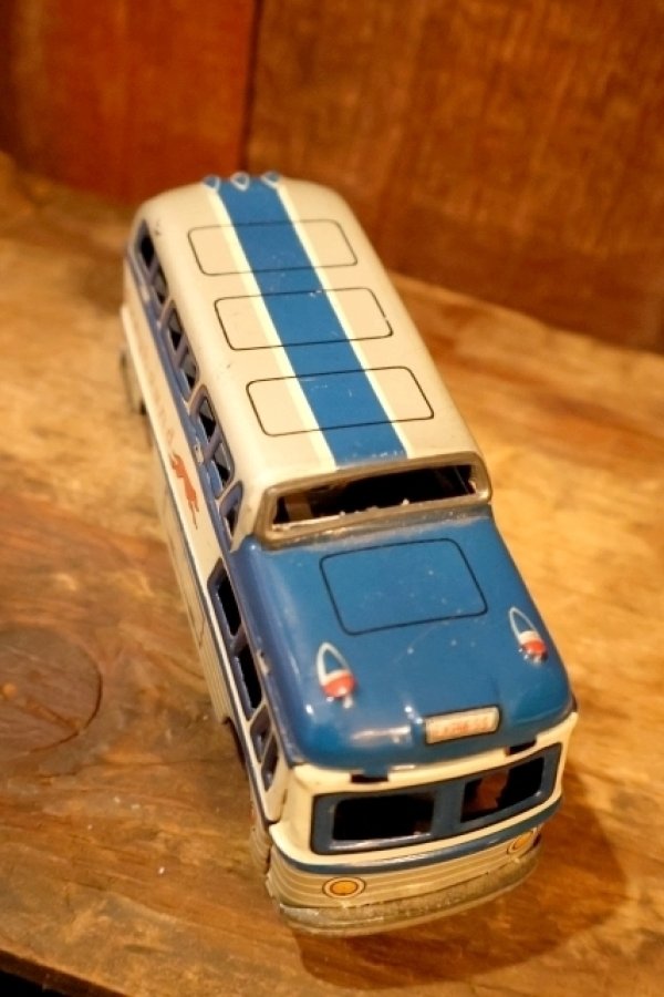 画像5: dp-260325-22 1950's-1960's Greyhound Bus Tin Toy