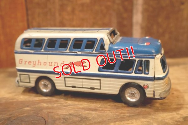 画像4: dp-260325-22 1950's-1960's Greyhound Bus Tin Toy