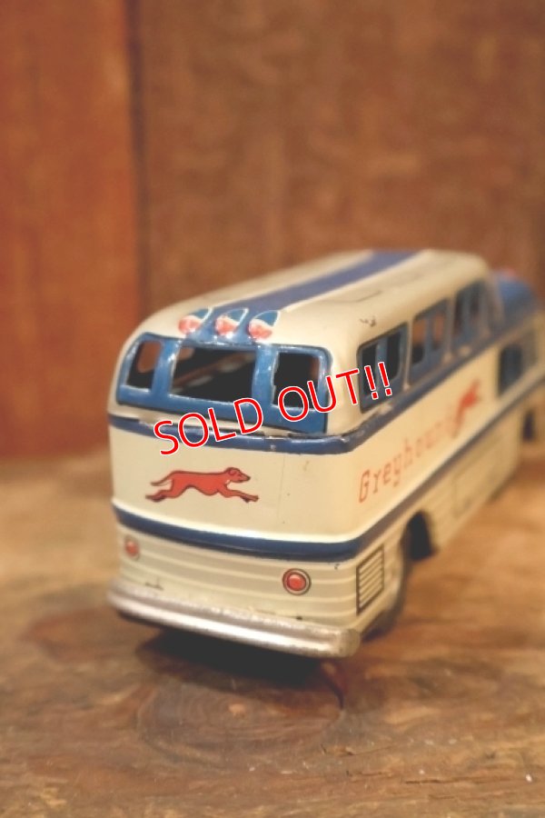 画像7: dp-260325-22 1950's-1960's Greyhound Bus Tin Toy