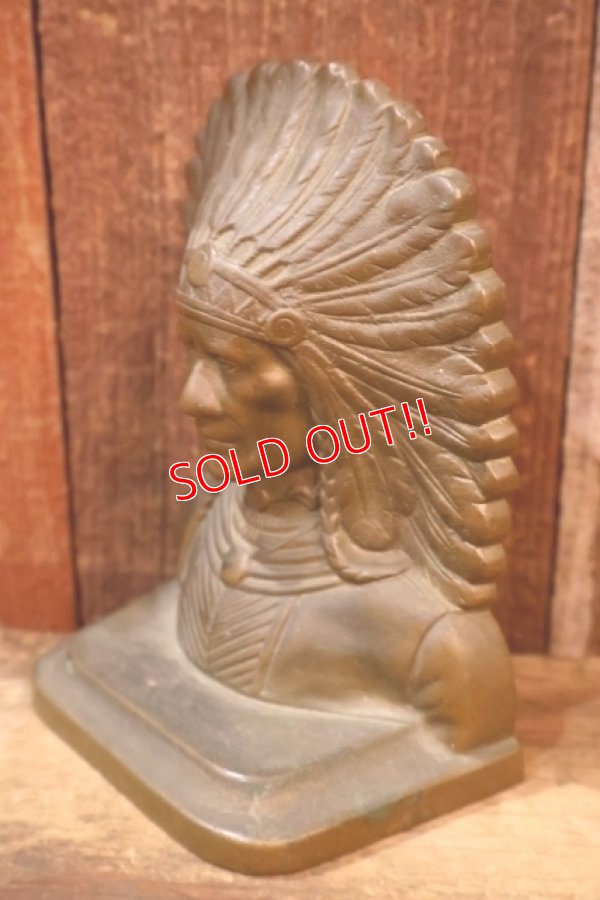 画像4: dp-260325-04 1930's-1940's Indian Iron Bookend