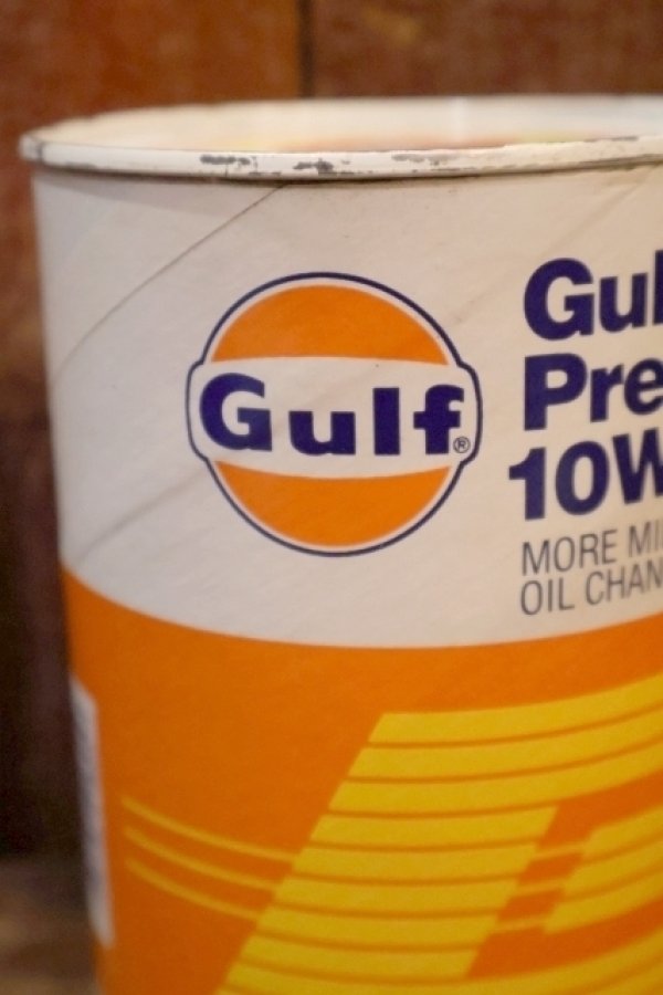 画像2: dp-230901-120 Gulf / Gulfpride Premium 10W 40 ONE U.S. QUART OIL CAN