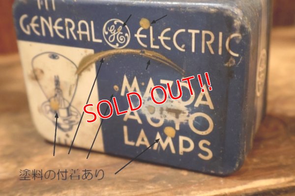 画像3: dp-260501-07 GENERAL ELECTRIC / 1930's-1940's MAZDA AUTO LAMP TIN BOX