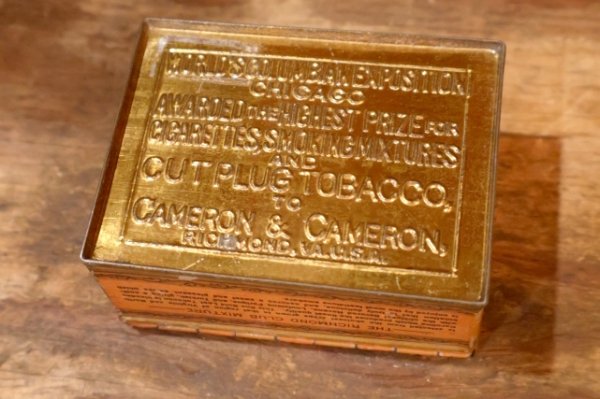 画像11: dp-260501-08 CAMERON & CAMERON 1910's-1920's Richmond CLUB MIXTURE TOBACCO CAN