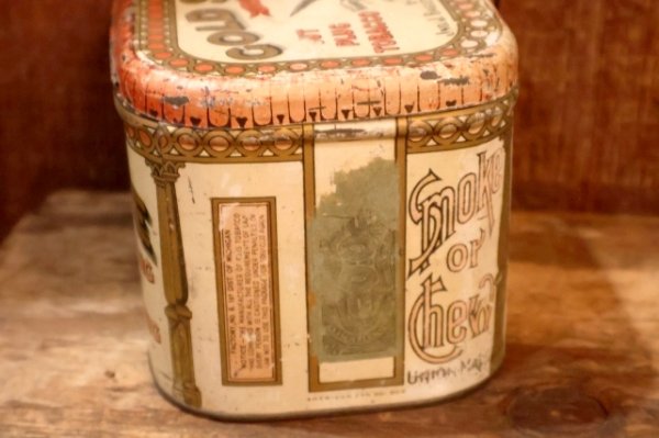 画像7: dp-260501-03 JNO. J. BARGLEY CO. Early 1900's GOLD SHORE CUT PLUG TOBACCO CAN