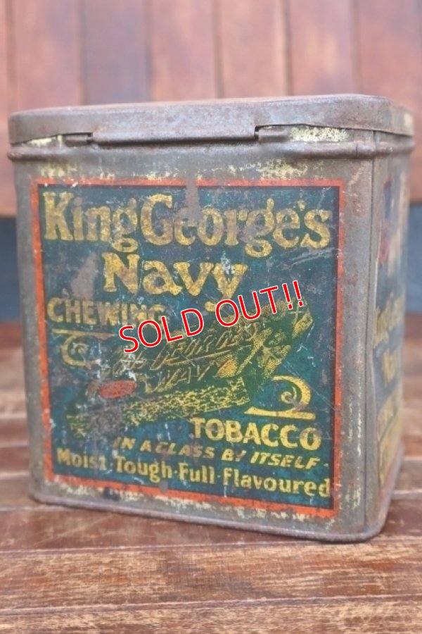 画像3: dp-260501-04 ROCK CITY TOBACCO 1940's King George's Navy CHEWING TOBACCO CAN