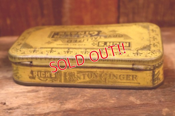 画像7: dp-260501-11 E.C. RICH, INC. 〜1920's RICH'S CANTON GINGER TIN CAN