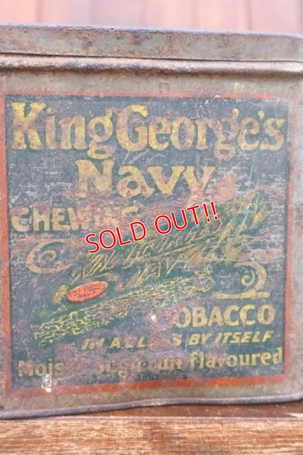 画像2: dp-260501-04 ROCK CITY TOBACCO 1940's King George's Navy CHEWING TOBACCO CAN