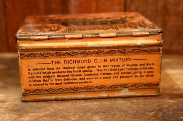 画像7: dp-260501-08 CAMERON & CAMERON 1910's-1920's Richmond CLUB MIXTURE TOBACCO CAN