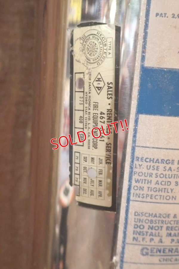 画像4: dp-260106-01 General SODA-ACID 1970's FIRE EXTINGUISHER