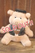 ct-260325-23 HARLEY-DAVIDSON / Play By Play 1990's Pig Biker Hog Plush Doll
