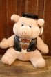 画像1: ct-260325-23 HARLEY-DAVIDSON / Play By Play 1990's Pig Biker Hog Plush Doll (1)