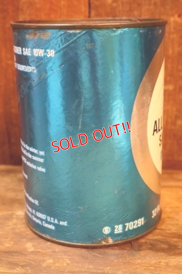 画像6: dp-230901-120 Sears / ALL WEATHER  SAE 10W-30 ONE U.S. QUART MOTOR OIL CAN