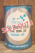 dp-230901-120 Sears / ALL WEATHER  SAE 10W-30 ONE U.S. QUART MOTOR OIL CAN