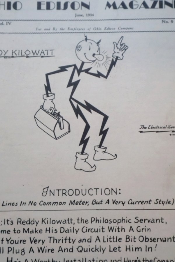 画像3: ct-260401-03 Reddy Kilowatt / 1930's OHIO EDISON MAGAZINE