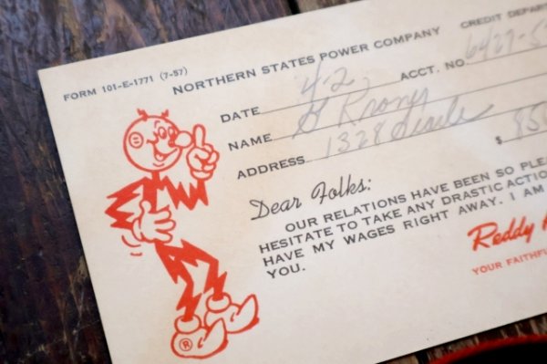 画像2: ct-260401-03 Reddy Kilowatt / 1950' Invoice