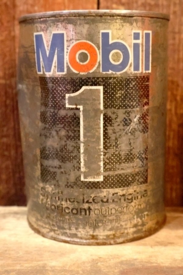 画像1: dp-230901-120 Mobil 1 ONE U.S. QUART OIL CAN