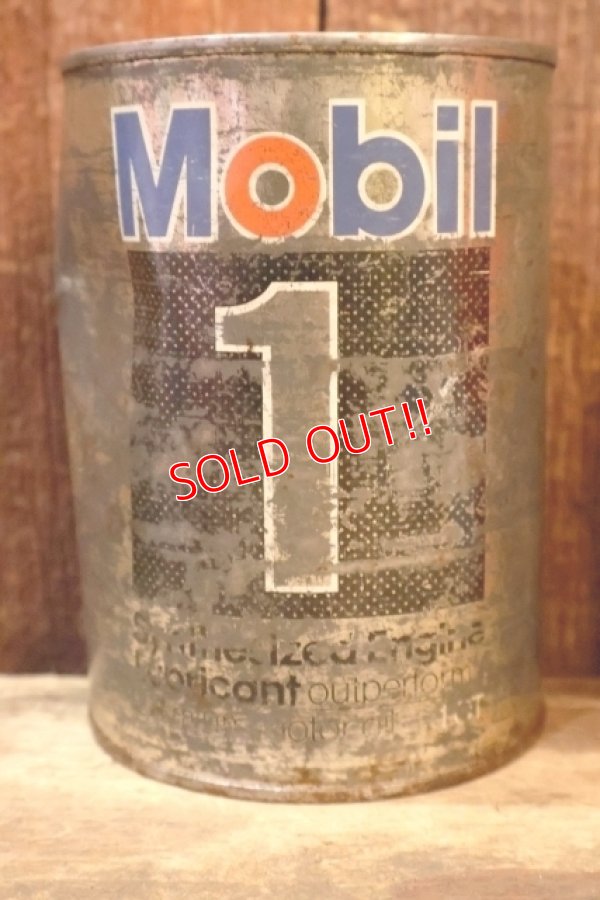 画像1: dp-230901-120 Mobil 1 ONE U.S. QUART OIL CAN