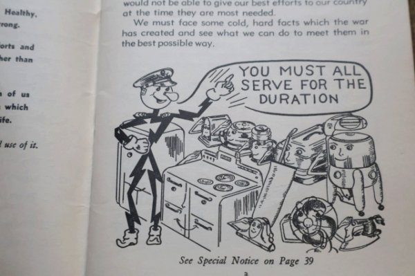 画像3: ct-260401-03 Reddy Kilowatt / 1940' WAR-TIMELY GUIDE