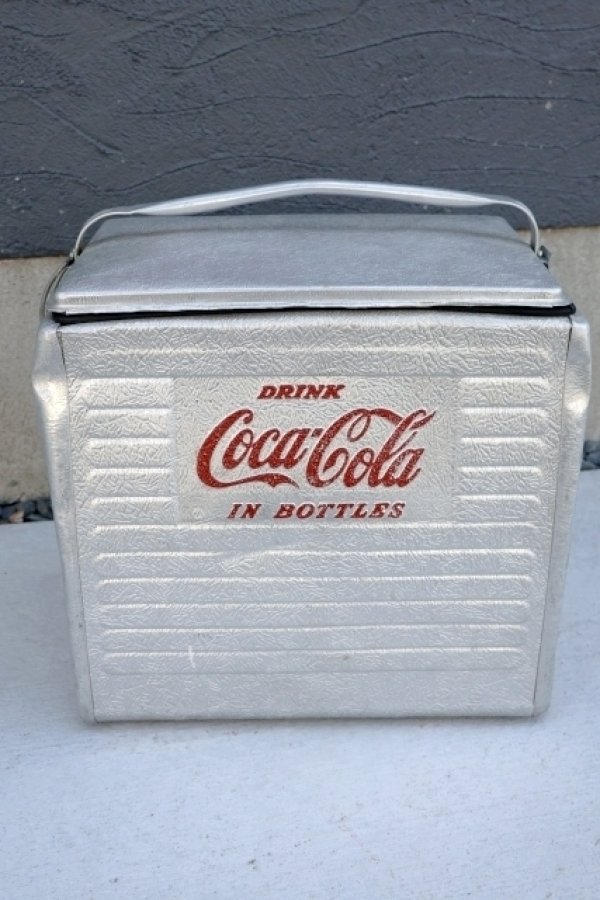 画像1: dp-260325-05 Coca-Cola 1950's-1960's Aluminum Cooler Box