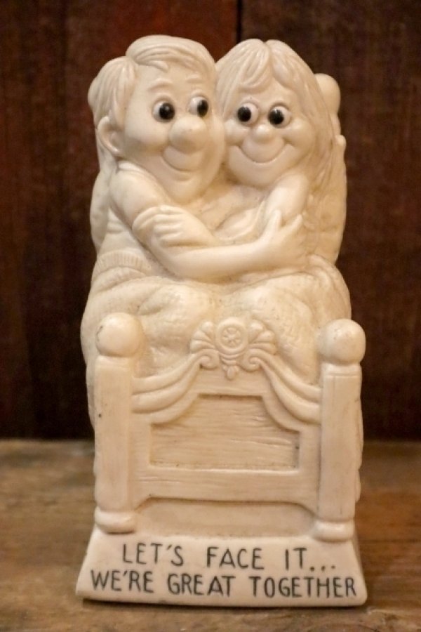 画像1: ct-220901-15 R & W BERRIES 1970's Message Doll "WE'RE GREAT TOGETHER"