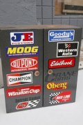 dp-260417-12 1980's-1990's METAL PARTS CABINET with Stickers