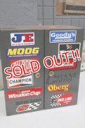 dp-260417-12 1980's-1990's METAL PARTS CABINET with Stickers