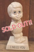 ct-220901-15 R & W BERRIES 1970's Message Doll "I NEED YOU"